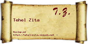 Tehel Zita névjegykártya
